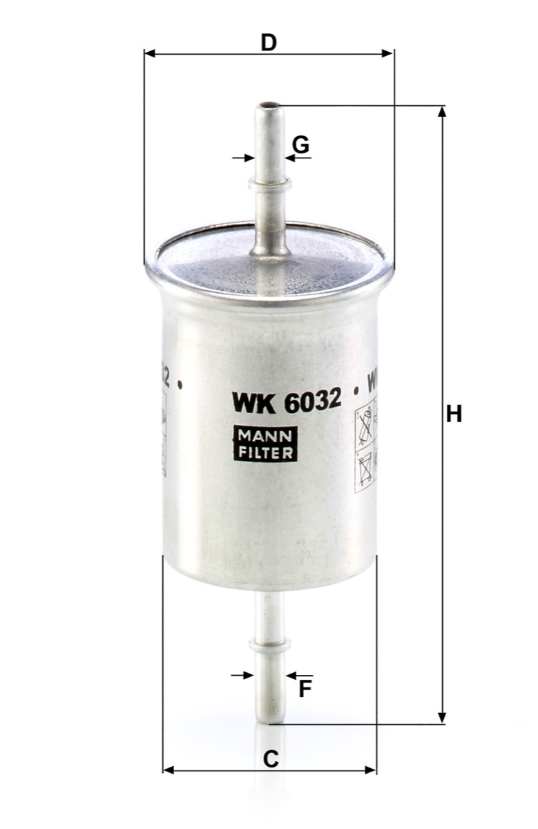 Mann-Filter WK 6032 Fuel Filter