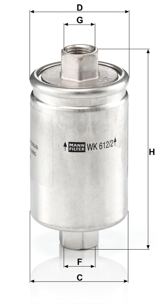 Mann-Filter WK 612/2 Fuel Filter