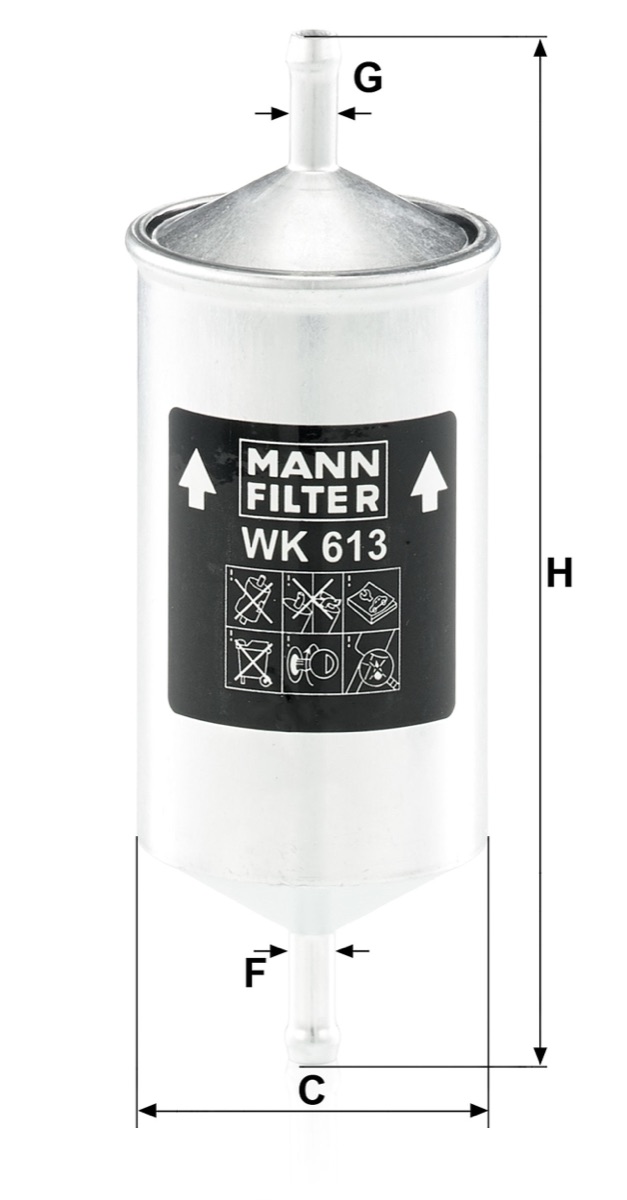 Mann-Filter WK 613 Fuel Filter