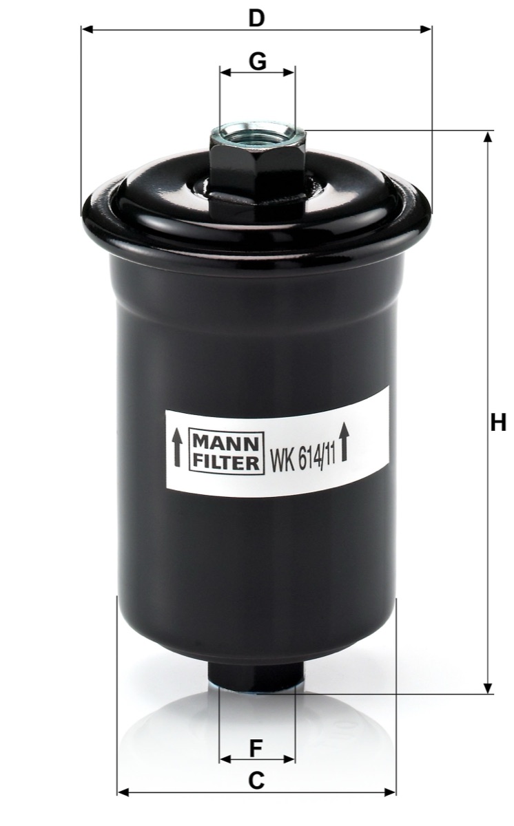 Mann-Filter WK 614/11 Fuel Filter