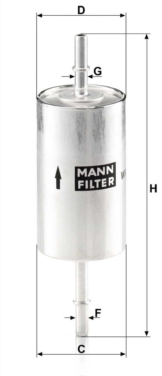 Mann-Filter WK 614/46 Fuel Filter