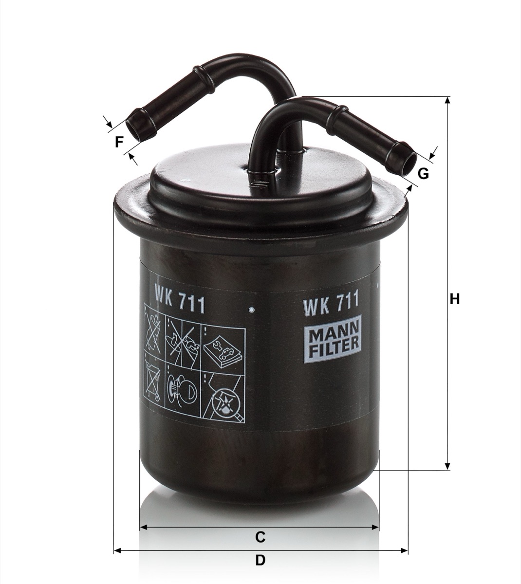 Mann-Filter WK 711 Fuel Filter