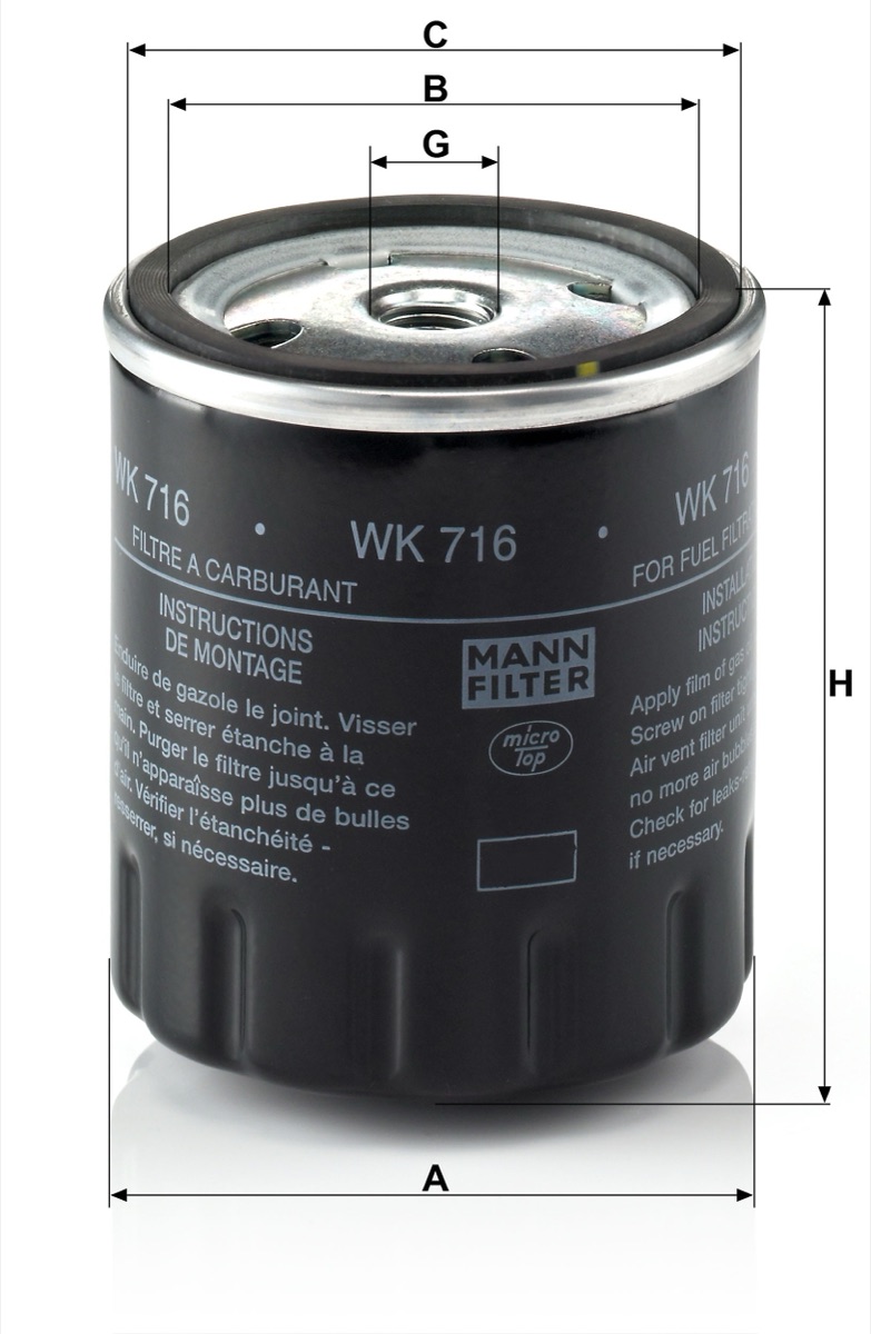 Mann-Filter WK 716 Fuel Filter