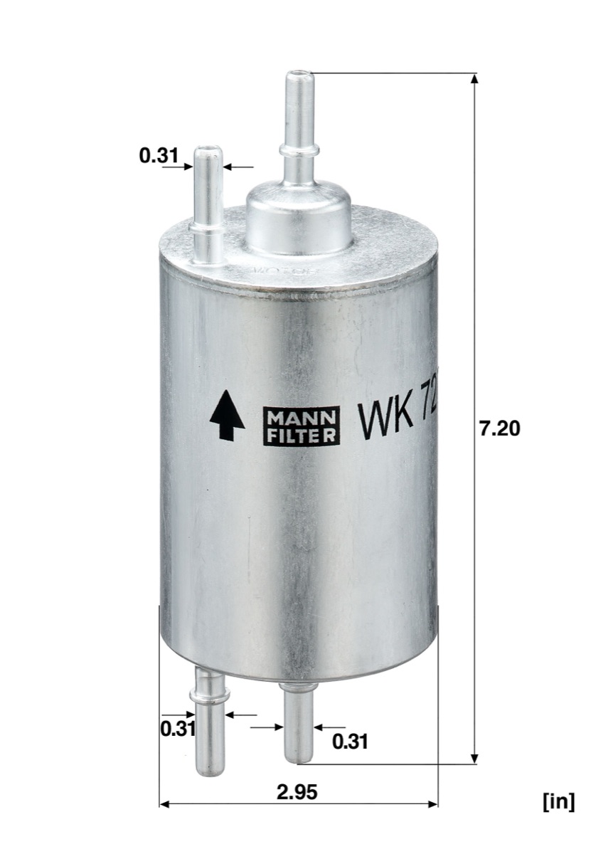 Mann-Filter WK 720/6 Fuel Filter