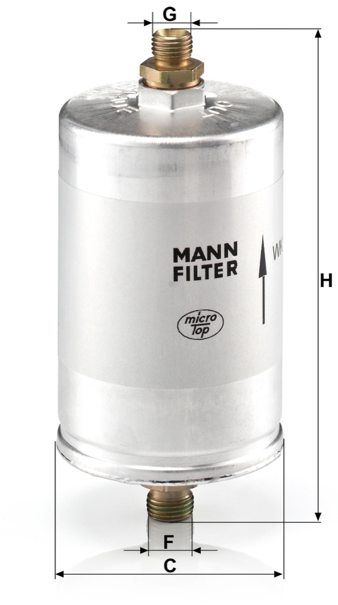 Mann-Filter WK 726/2 Fuel Filter