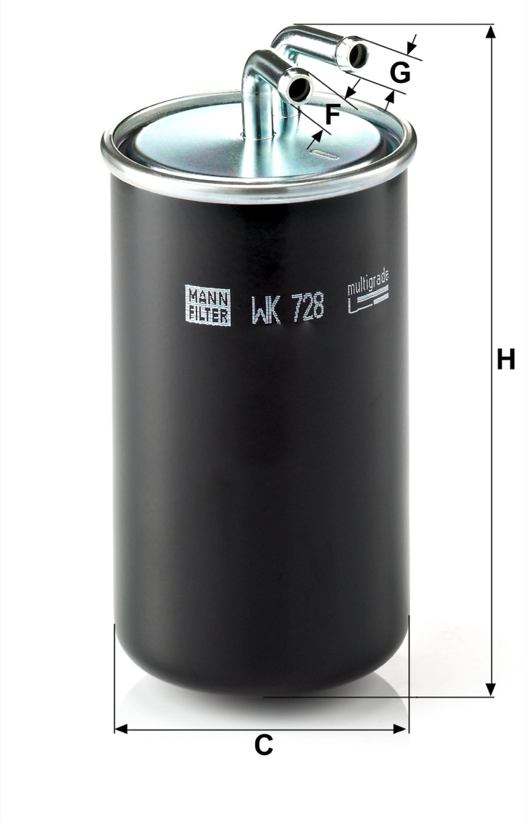 Mann-Filter WK 728 Fuel Filter