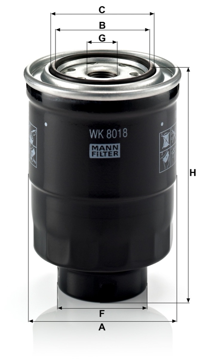 Mann-Filter WK 8018 x Fuel Filter