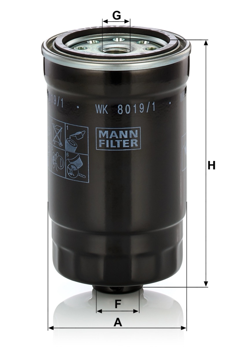 Mann-Filter WK 8019/1 Fuel Filter