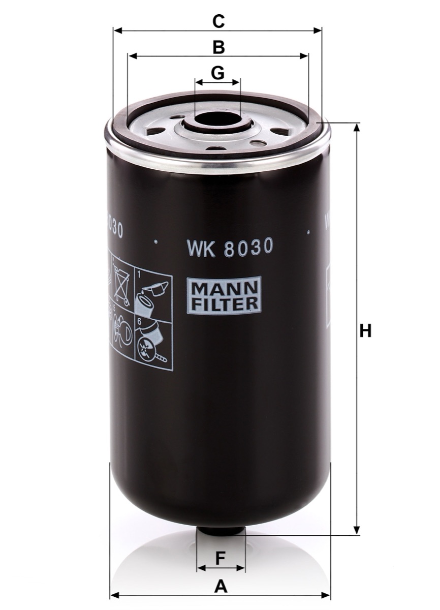 Mann-Filter WK 8030 Fuel Filter