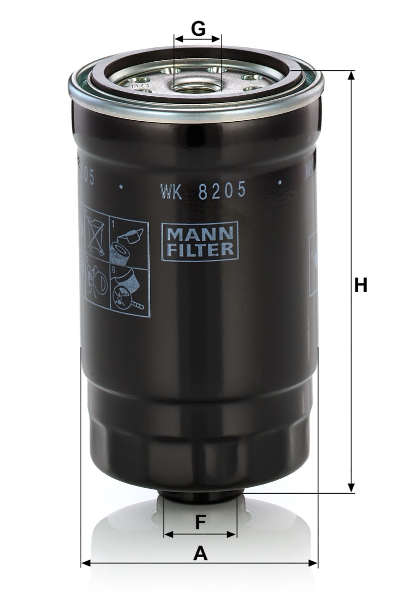 Mann-Filter WK 8205 Fuel Filter