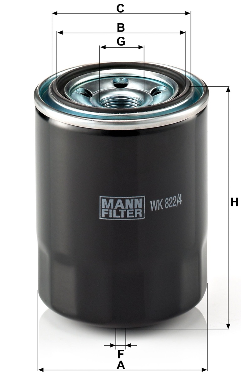 Mann-Filter WK 822/4 Fuel Filter