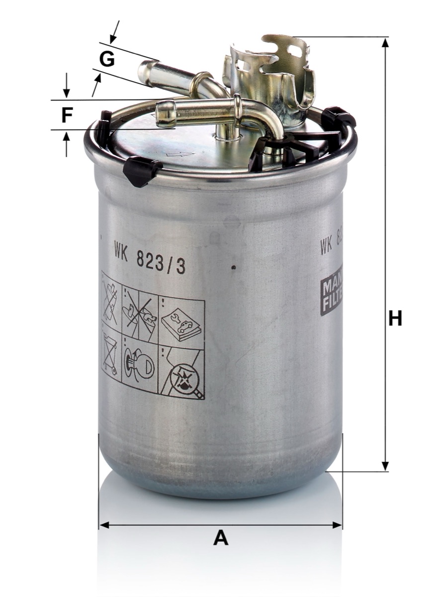 Mann-Filter WK 823/3 x Fuel Filter