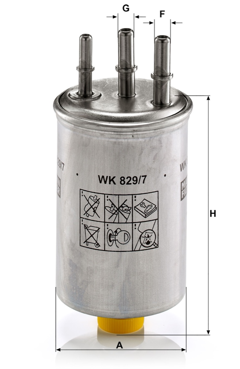 Mann-Filter WK 829/7 Fuel Filter