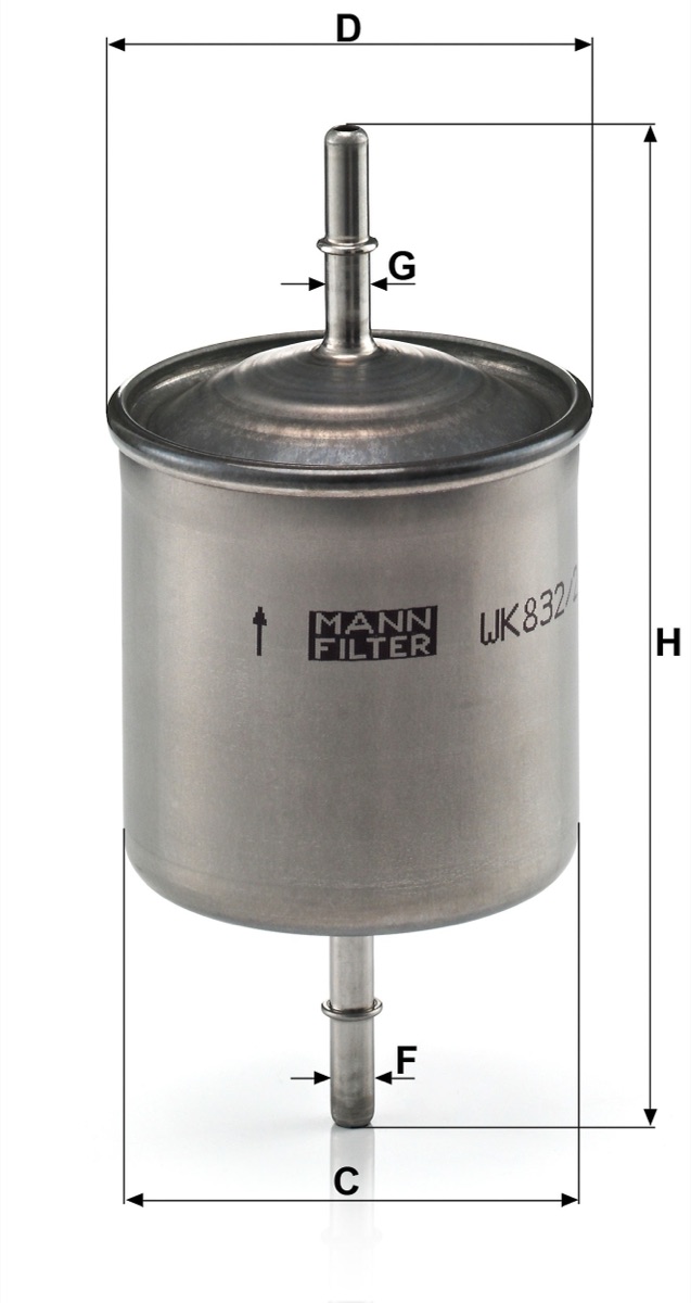 Mann-Filter WK 832/2 Fuel Filter