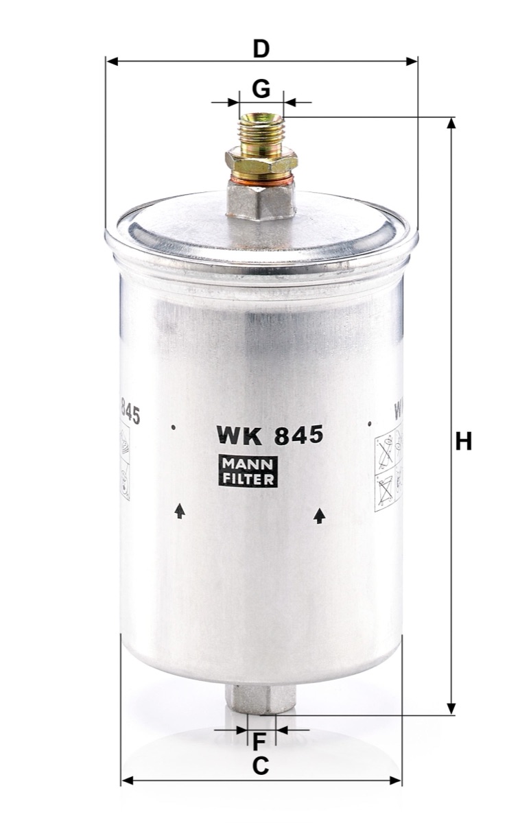 Mann-Filter WK 845 Fuel Filter