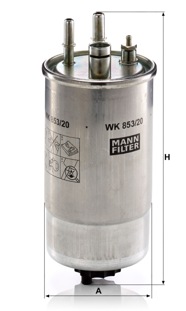 Mann-Filter WK 853/20 Fuel Filter