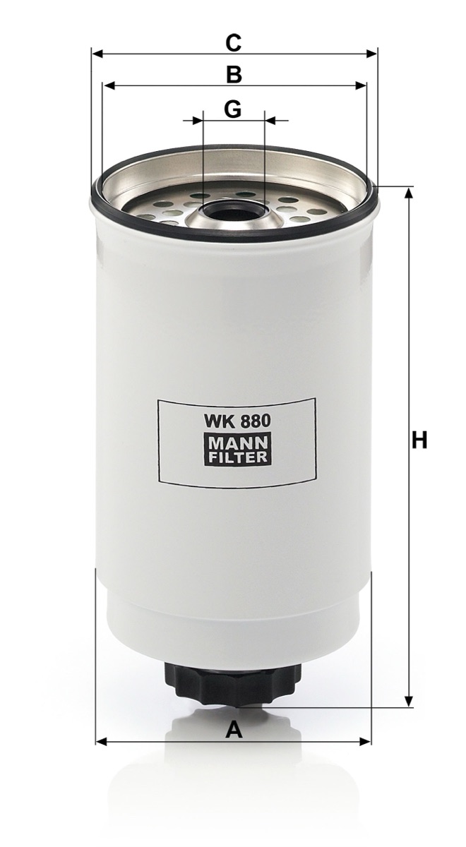 Mann-Filter WK 880 Fuel Filter