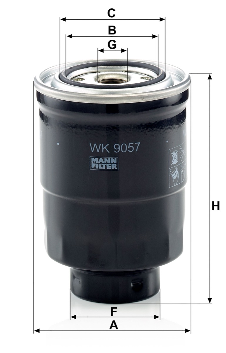 Mann-Filter WK 9057 z Fuel Filter