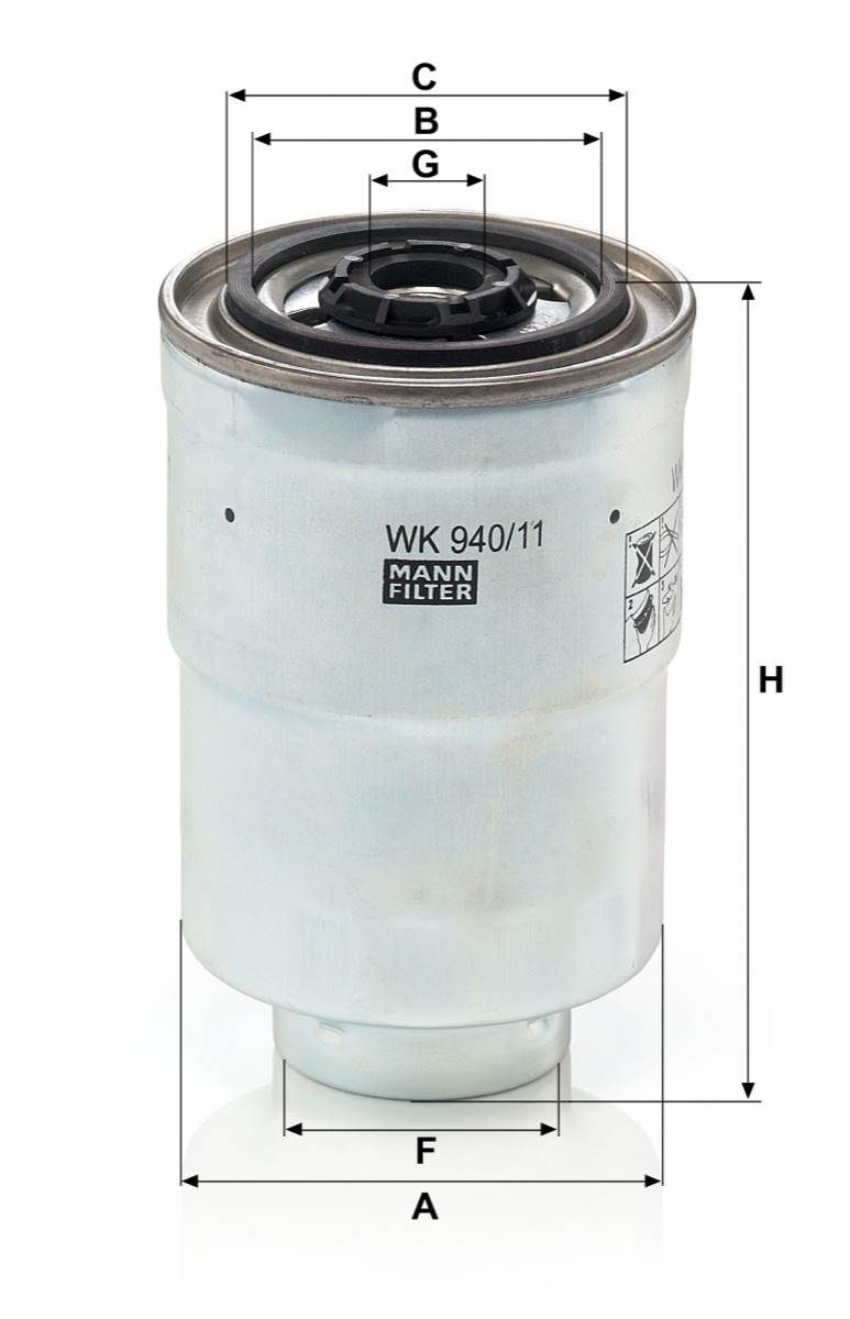 Mann-Filter WK 940/11 x Fuel Filter