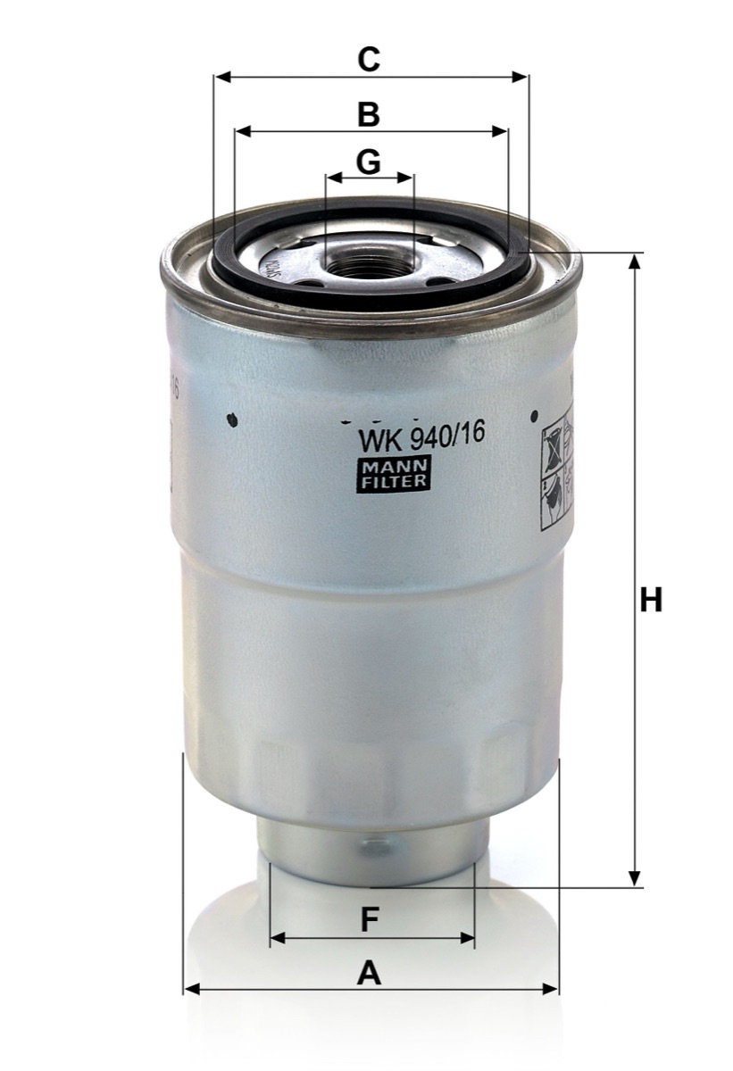 Mann-Filter WK 940/16 x Fuel Filter