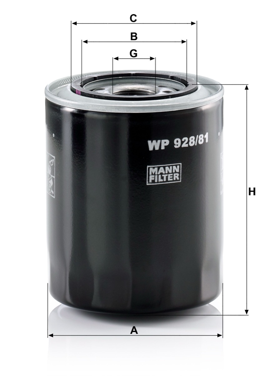 Mann-Filter WP 928/81 Oil Filter