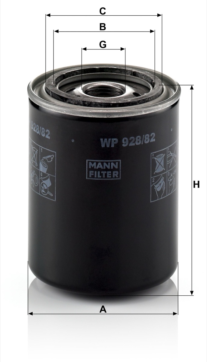Mann-Filter WP 928/82 Oil Filter