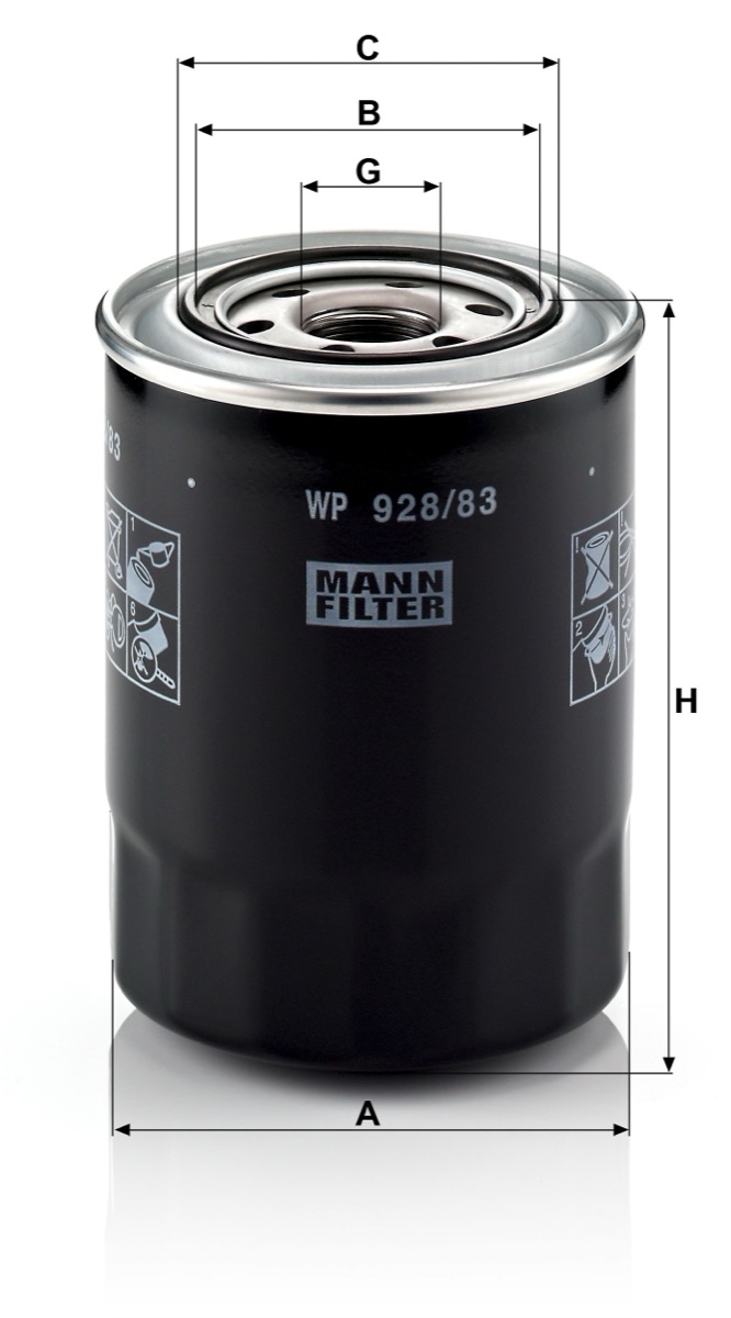Mann-Filter WP 928/83 Oil Filter
