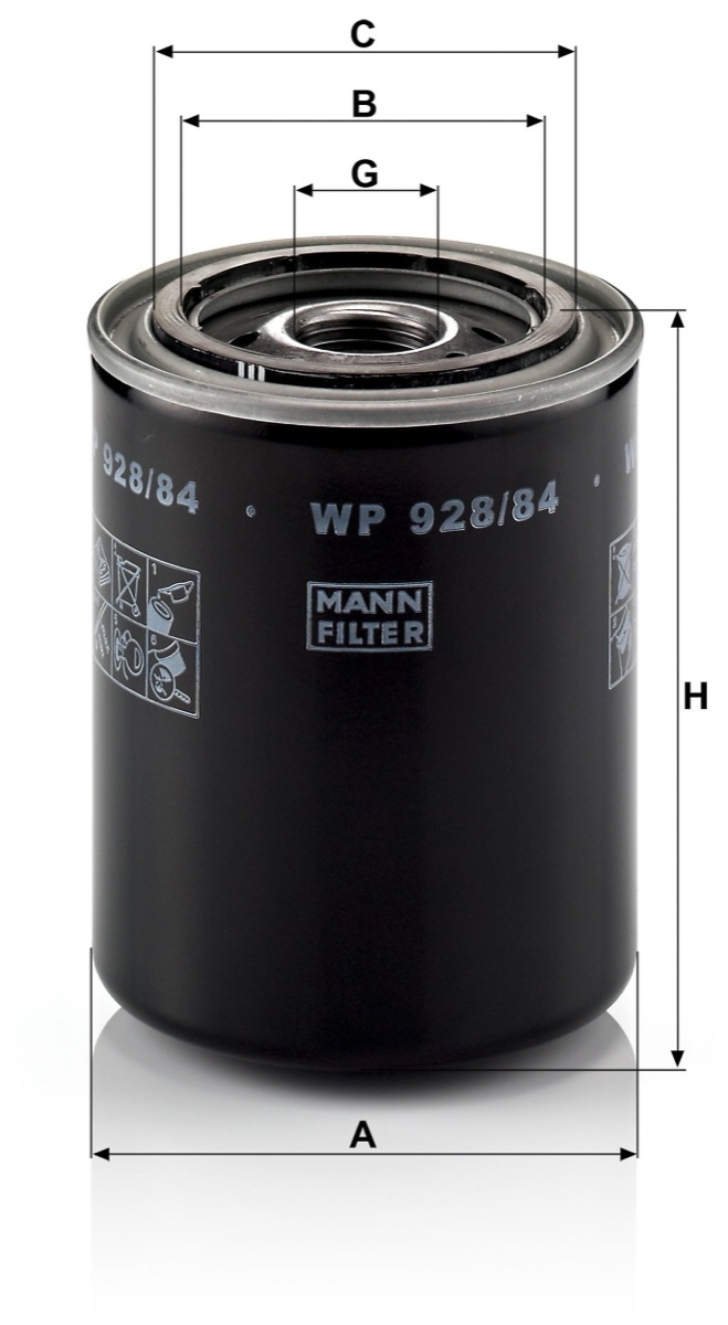 Mann-Filter WP 928/84 Oil Filter