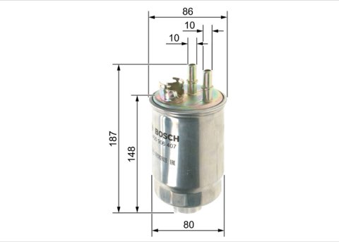 Bosch 0 450 906 407 Fuel Filter, photo 2