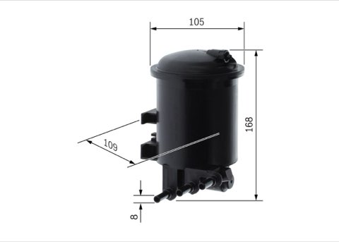 Bosch 0 450 906 461 Fuel Filter, photo 2