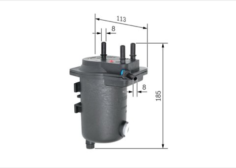 Bosch 0 450 907 009 Fuel Filter, photo 2
