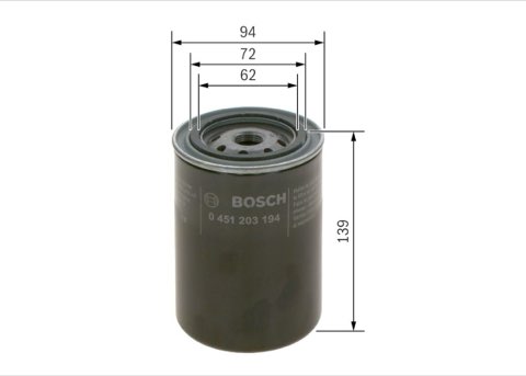 Bosch 0 451 203 194 Oil Filter, photo 2