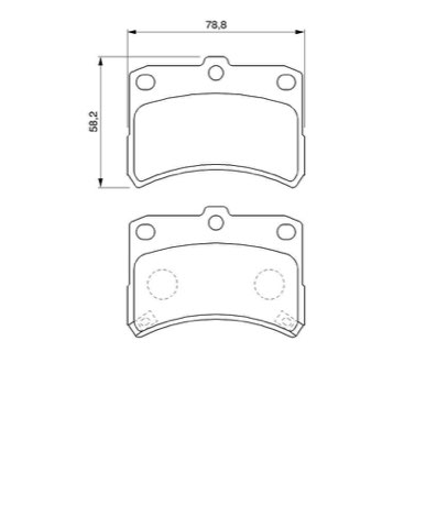Bosch 0 986 424 643 Brake Pad Set, photo 3
