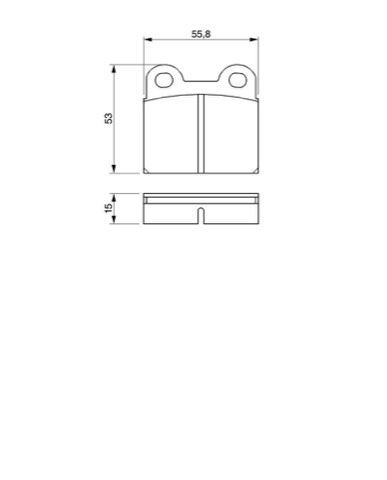Bosch 0 986 460 101 Brake Pad Set, photo 3