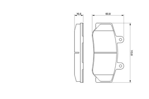 Bosch 0 986 460 961 Brake Pad Set, photo 3