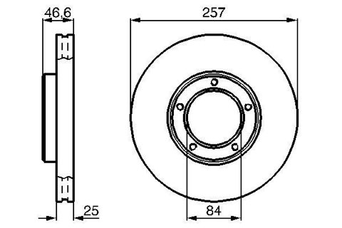 Bosch 0 986 478 397 Brake Disc, photo 3