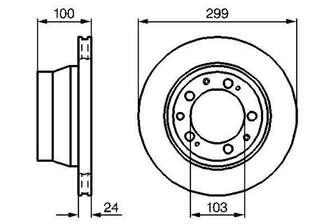 Bosch 0 986 478 419 Brake Disc