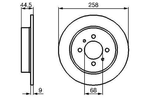 Bosch 0 986 478 836 Brake Disc
