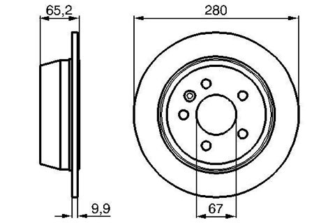 Bosch 0 986 478 873 Brake Disc, photo 3