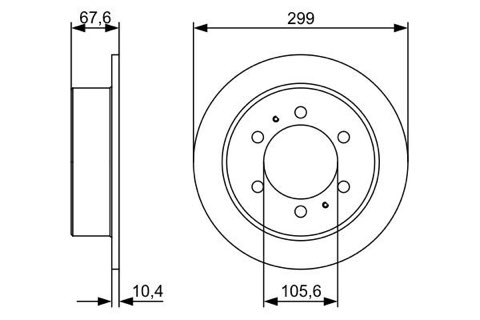 Bosch 0 986 478 999 Brake Disc, photo 3