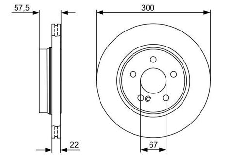 Bosch 0 986 479 411 Brake Disc, photo 3