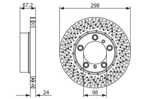 Bosch 0 986 479 675 Brake Disc, photo 3