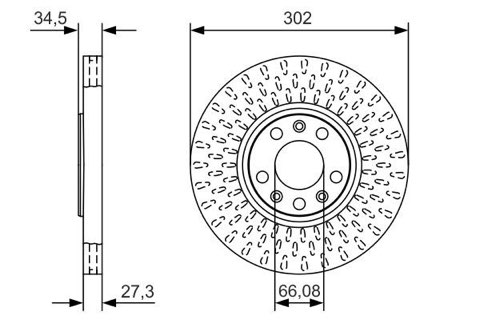 Bosch 0 986 479 A88 Brake Disc, photo 3