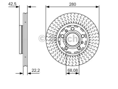 Bosch 0 986 479 C89 Brake Disc, photo 2