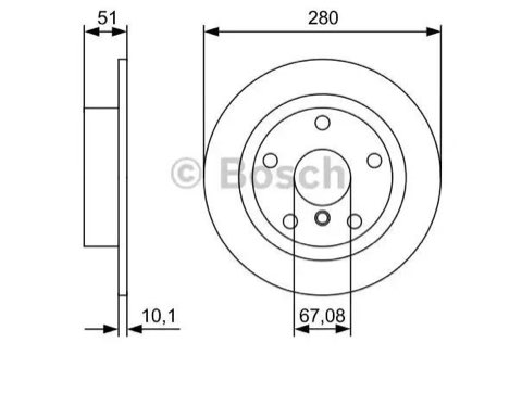Bosch 0 986 479 C92 Brake Disc, photo 3