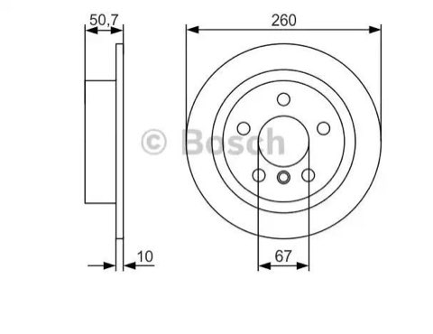 Bosch 0 986 479 C96 Brake Disc, photo 3