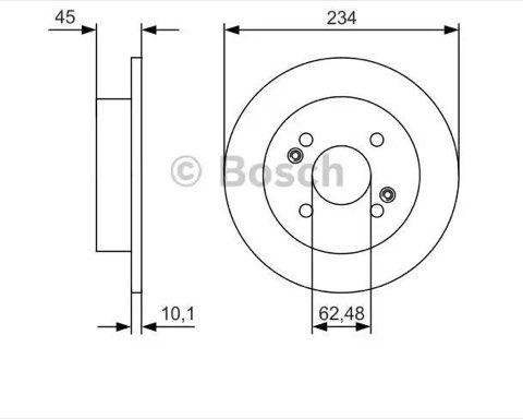 Bosch 0 986 479 D02 Brake Disc, photo 2