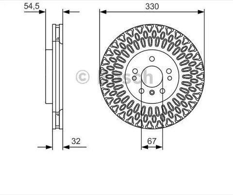 Bosch 0 986 479 D08 Brake Disc, photo 2