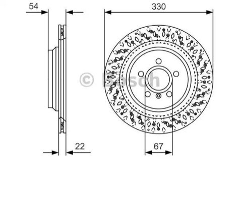 Bosch 0 986 479 D11 Brake Disc, photo 2