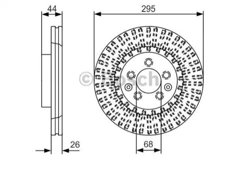 Bosch 0 986 479 D16 Brake Disc, photo 3